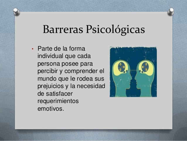 Barreras de la comunicación
