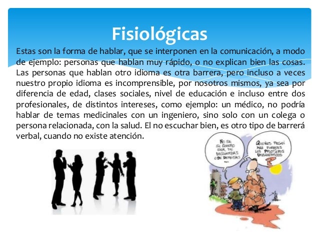 Barreras de la comunicación