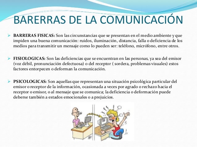 Barreras de la comunicación