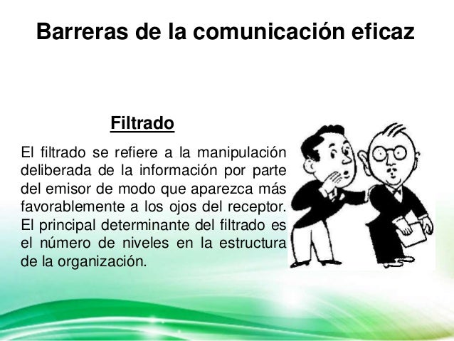 Barreras de la comunicación eficaz