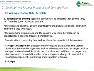 BARRETO-DILLON 2010 Project Proposal and Concept Note.ppt