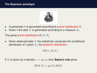 Bayesian Statistics in High Dimensions Lecture 1: Curve and surface ...