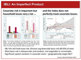Index-Based Livestock Insurance (IBLI): Preliminary findings on the positive impacts of an imperfect product