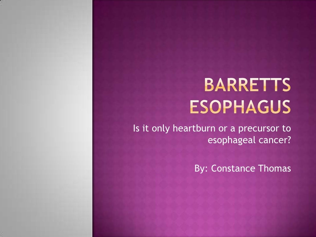 Barretts Esophagus