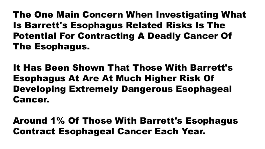 Barrett's esophagus diet, barrett's esophagus stages, barretts symptoms
