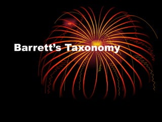 Barrett’s Taxonomy 