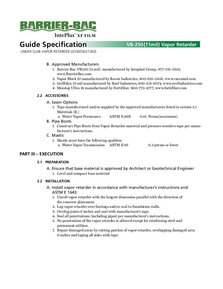 Barrier Bac Architects Binder