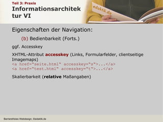 Verständliche Linktexte, title-Attribut. 