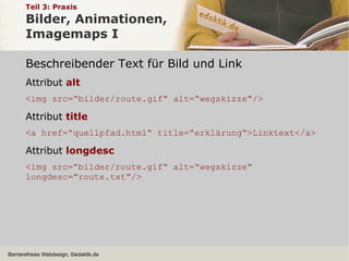 Tabulatornavigation und Tastaturbefehle. 