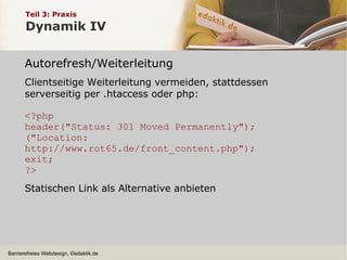 Teil 2: Analyse Analyse: Spezielle Elemente Datentabellen 