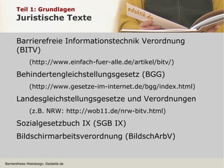 Allgemeine Zugänglichkeit 