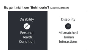Es geht nicht um “Behinderte”! (Grafik: Microsoft)
 