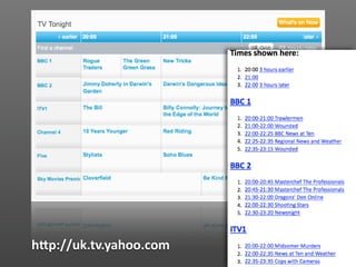 hVp://uk.tv.yahoo.com
 