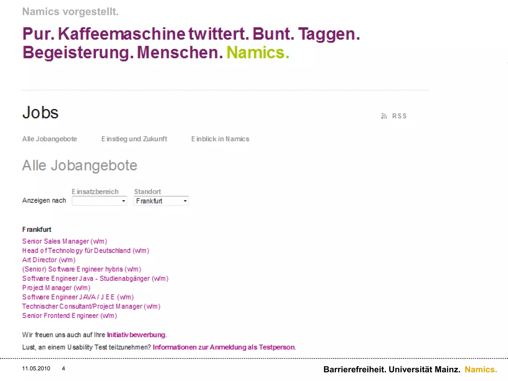 Internationalisierung (i18n) &Lokalisierung (L10N)