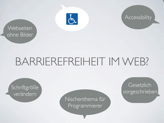 Einführung Barrierefreiheit Berufsschule