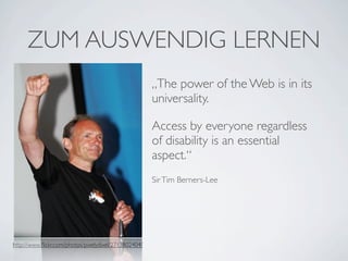 Einführung Barrierefreiheit Berufsschule