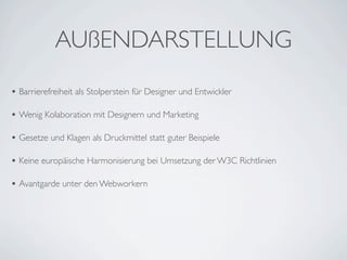 Einführung Barrierefreiheit Berufsschule