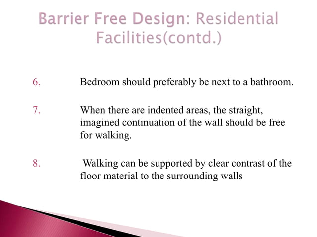 Barrier free architectural design | PPTX
