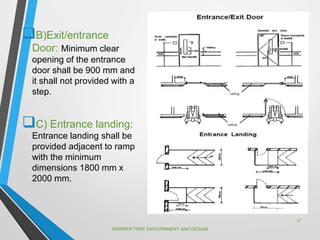 Barrier free enviornment and design | PPTX