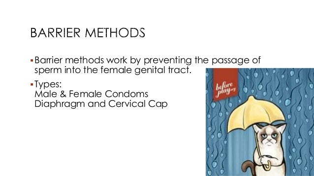Barrier methods