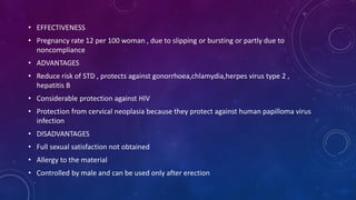 Barrier methods of contraception | PDF
