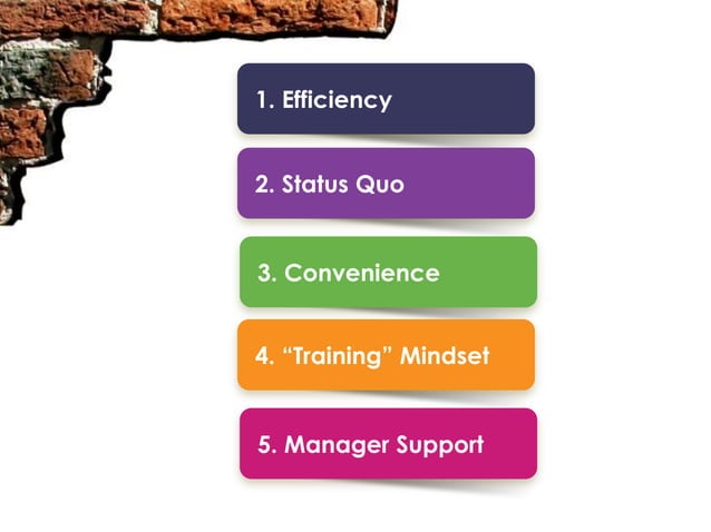 The 5 Barriers To Effective Training Programs And How To Crush Them 