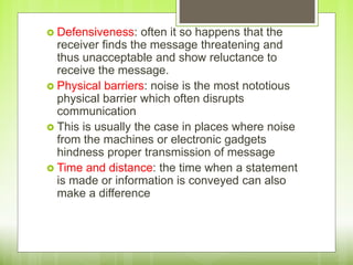 Barriers and gateways to communication skills | PPTX