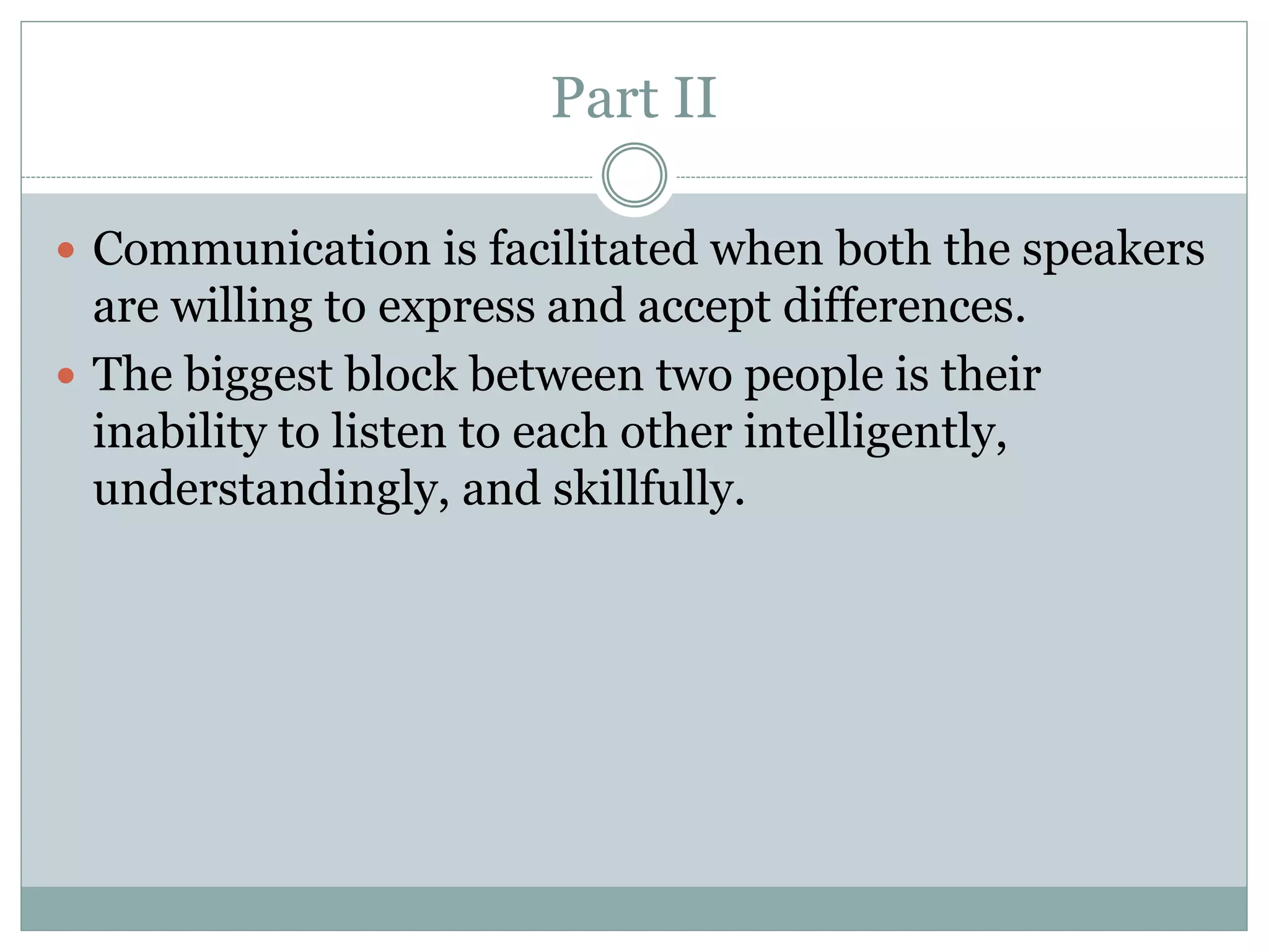 Barriers and gateways to communication | PPTX