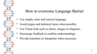 Types, Causes, and Solution for Communication Barriers | PPTX