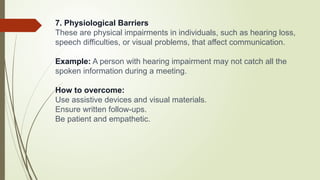 BARRIERS OF COMMUNICATION AND ITS TYPES.pptx