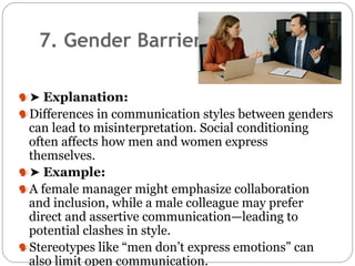 Barriers of communication (1).pdf btech semester 1 | PDF