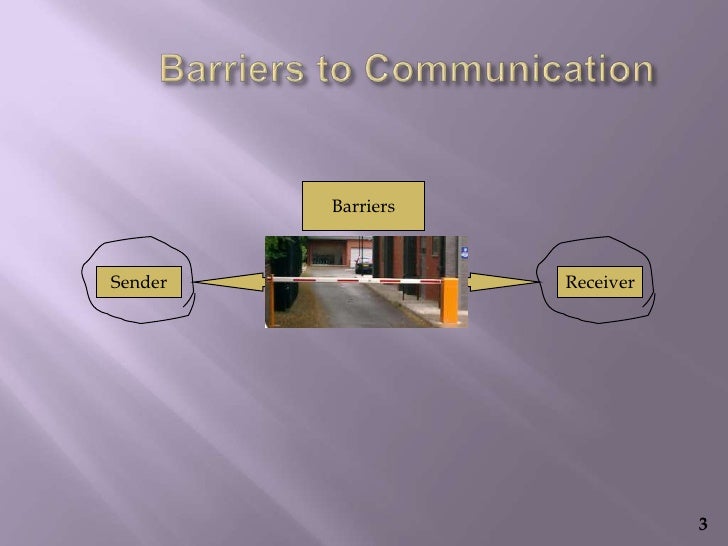 Barriers To Communication