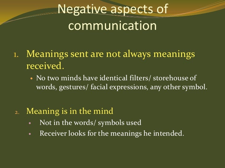 Barriers to communication