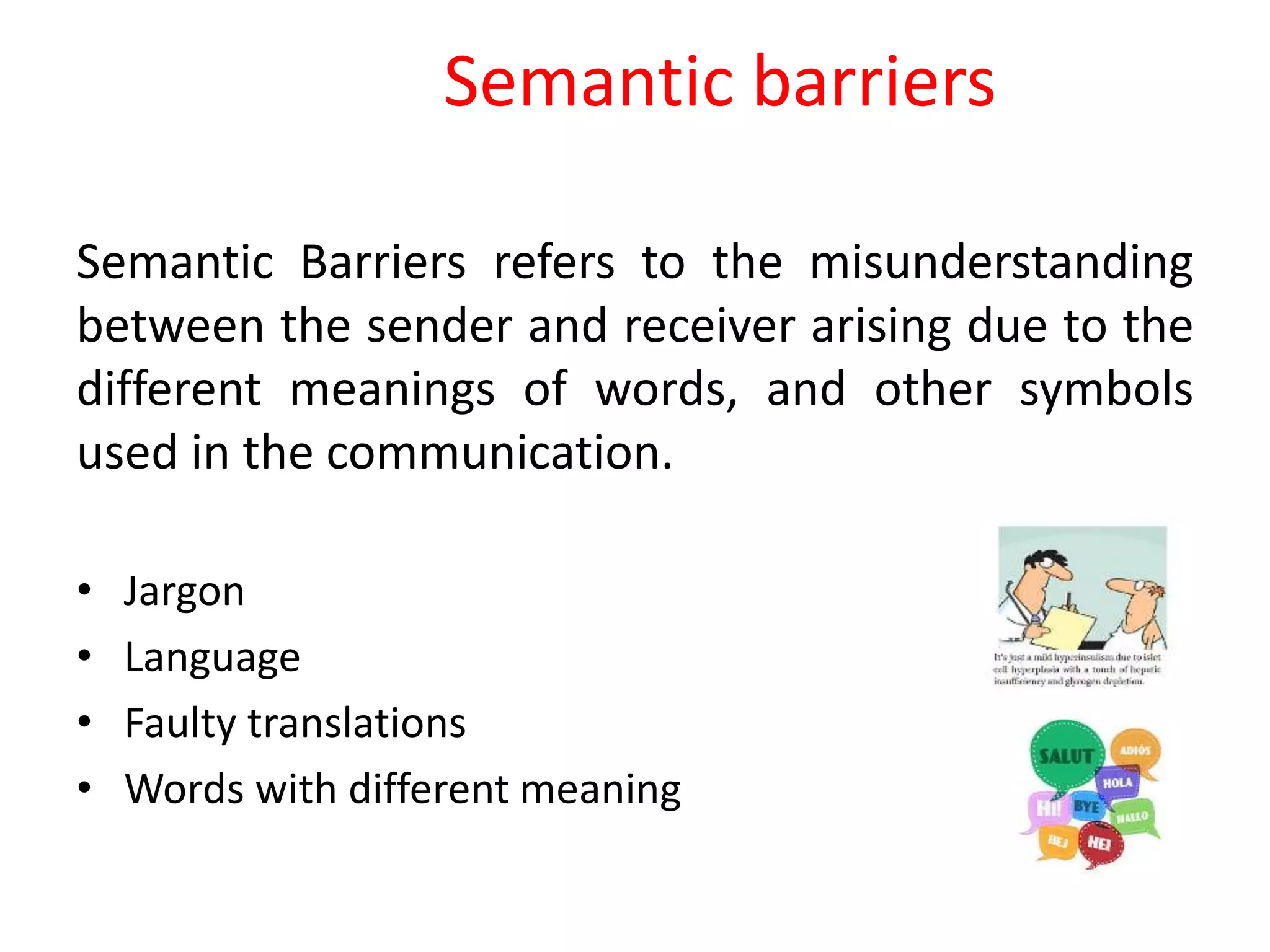 Barriers to communication PPTX