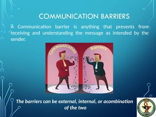Barriers to Communication - Unit I Session 3.pptx