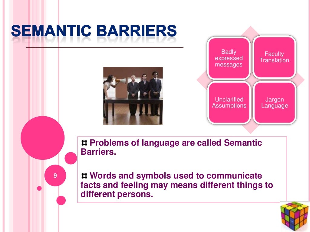 Barriers to effective communication