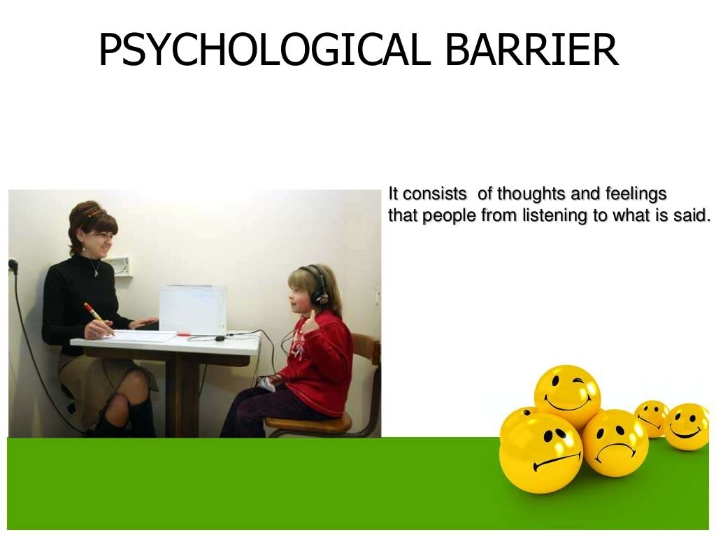 Barriers to effective listening