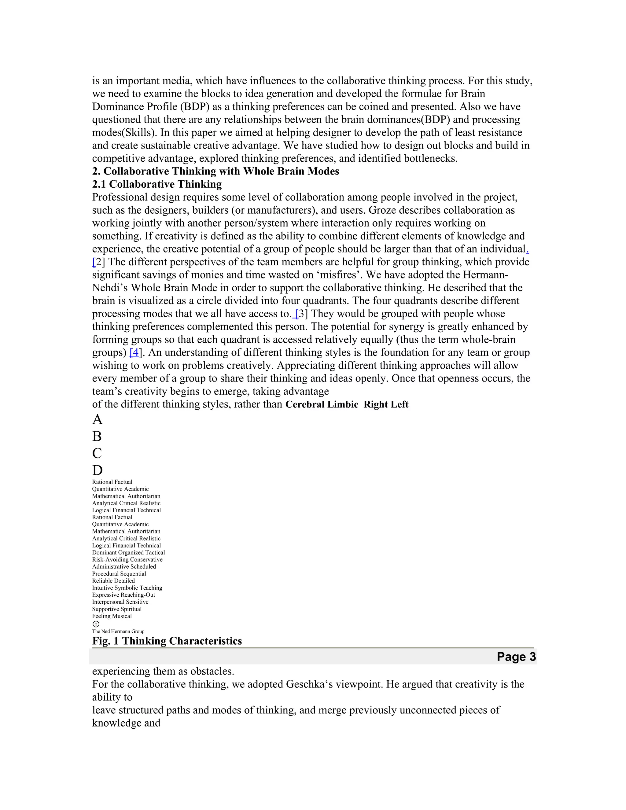 Barriers to idea generation for collaborative problem solving | PDF