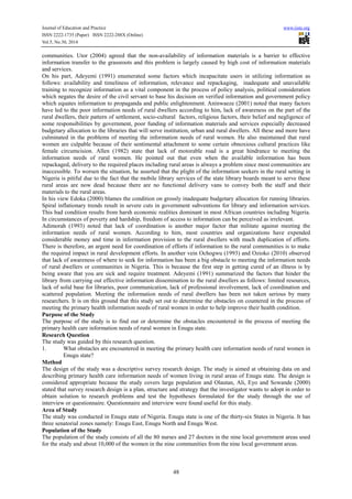 Barriers to meeting the primary health care information needs | PDF