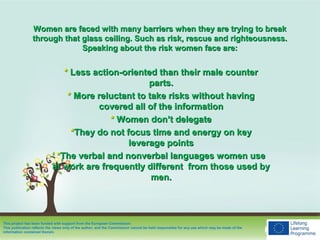 Barriers women face | PPT