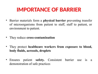 barrier techniques and Evolution of the Barrier Technique | PPTX