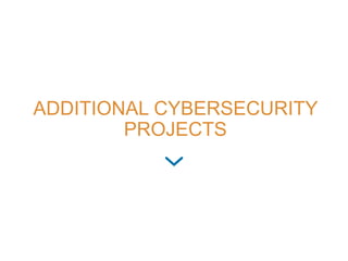 ADDITIONAL CYBERSECURITY
PROJECTS
 