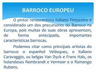 Barroco | PPTX