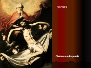 Observe as diagonais Assimetria 