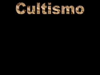 • É caracterizado pela
linguagem rebuscada,
culta, extravagante;
pela valorização do
pormenor mediante
jogos de palavras.
• Visível influência do
poeta espanhol Luís
de Gôngora; daí o
estilo ser também
conhecido como
Gongorismo.
•   Arte sensorial
• O aspecto exterior
imediatamente visível
no Cultismo ou
Gongorismo é o abuso
no emprego de figuras
de linguagem.
• Como as metáforas,
antítese, hipérboles,
hipérbatos, anáforas,
paronomásias,
sinestesias, etc...
• Dimensão visual (delírio
cromático)
 