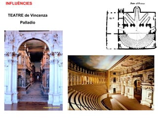 INFLUÈNCIES
TEATRE de Vincenza
Palladio
 