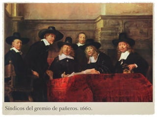 Síndicos del gremio de pañeros. 1660. 