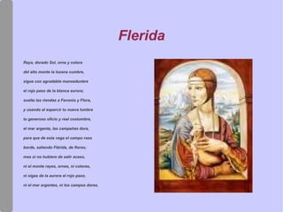 Y mientras triunfa con desdén lozano