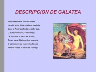 Idealización de la realidad. 