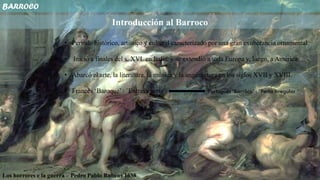 Estilos de arte: Barroco, Rococó y Neoclasicismo | PDF